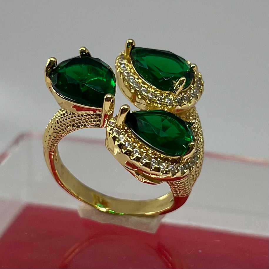 Bague Emeraudia